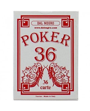 DAL NEGRO POKER 36 ROSSO X10